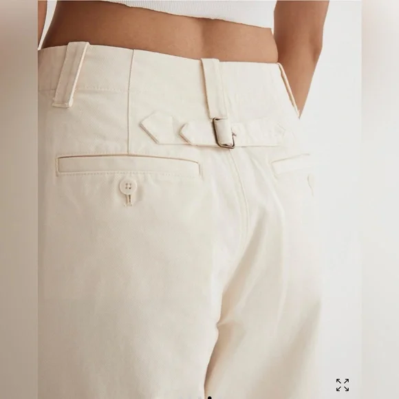 Madewell Women’s Relaxed Chino Pants - Color: Antique Cream - Size: 4 - Picture 3 of 16